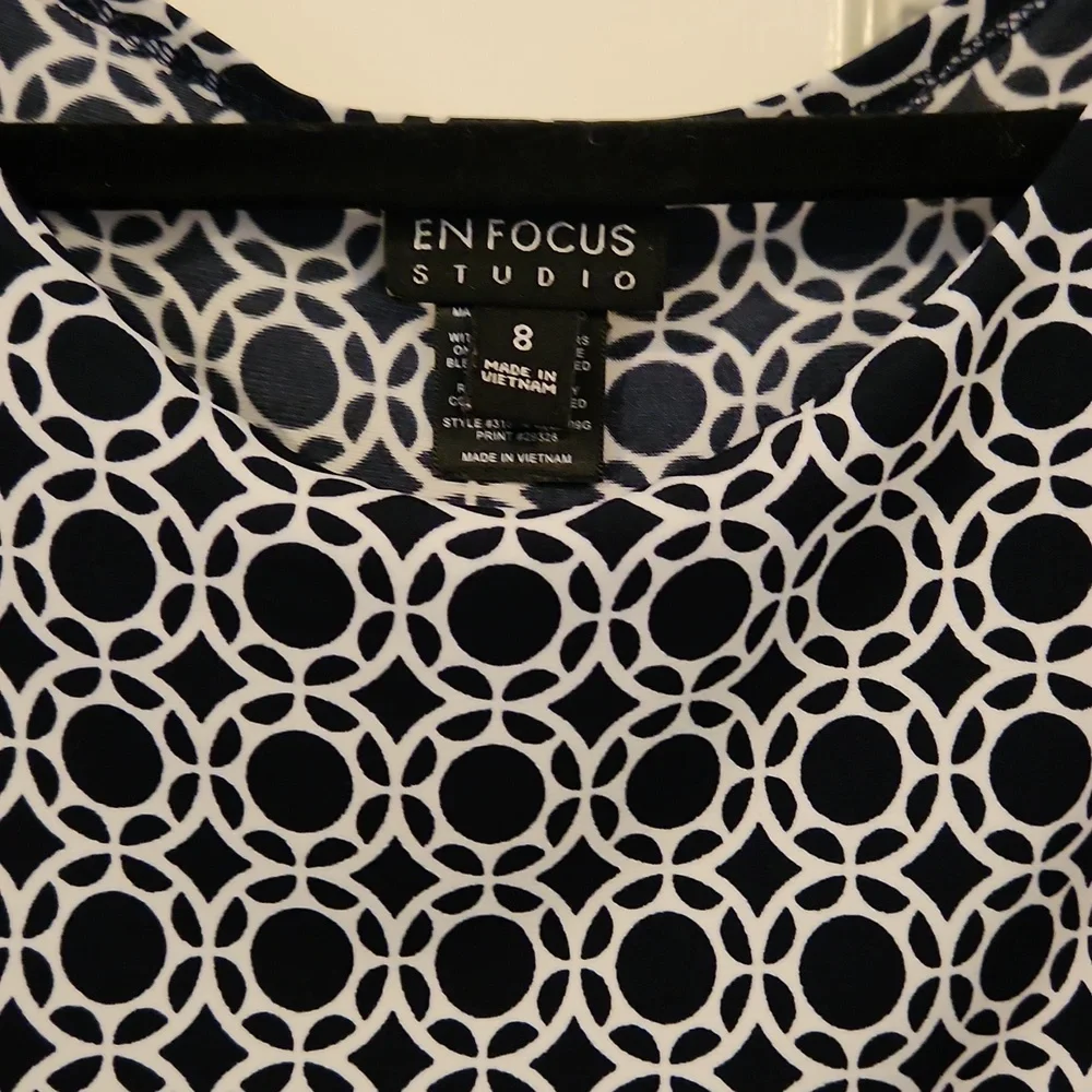 ENFOCUS dress, geometric pattern - Picture 3 of 5
